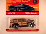 Hot Wheels Classics, Series 1, #11 1940s Woody, Blue