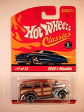 Hot Wheels Classics, Series 1, #11 1940s Woody, Chrome