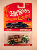 Hot Wheels Classics, Series 1, #11 1940s Woody, Green