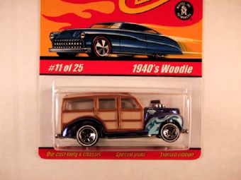 Hot Wheels Classics, Series 1, #11 1940s Woody, Purple