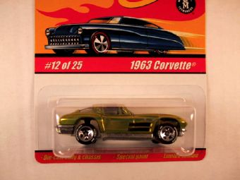Hot Wheels Classics, Series 1, #12 1963 Corvette, Antifreeze
