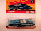 Hot Wheels Classics, Series 1, #13 1963 T-Bird, Blue