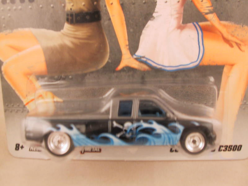 Hot Wheels Nostalgia, Nose Art, Customized C3500, Damaged Card