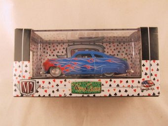 M2 Machines Wild Card Auto-Thentics, Release 02, 1949 Kustom Mercury, Blue