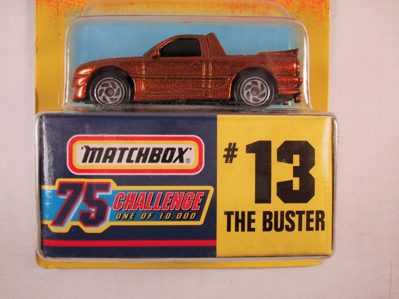 Matchbox 75 Challenge Gold Vehicle, #13 The Buster