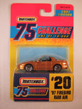 Matchbox 75 Challenge Gold Vehicle, #20 '97 Firebird Ram Air