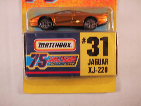 Matchbox 75 Challenge Gold Vehicle, #31 Jaguar XJ-220