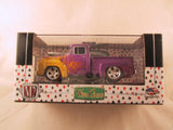 M2 Machines Wild Card Ground Pounders, Release 01, 1956 Ford F-100, Purple/Yellow
