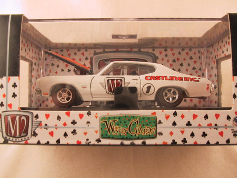 M2 Machines Wild Card Detroit Muscle, Release 02, 1970 Chevrolet Chevelle SS, White