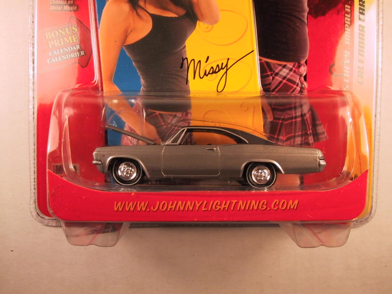 Johnny Lightning Calendar Cars, Missy's '65 Chevy Impala