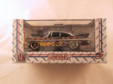 M2 Machines Ground Pounders, Release 10, 1958 Plymouth Fury, Black with Flames