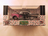M2 Machines Wild Card Auto-Thentics, Release 04, 1957 Chevrolet Bel Air, Black with Flames