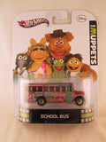 Hot Wheels Retro Entertainment 2013, The Muppets School Bus - Damaged Blister