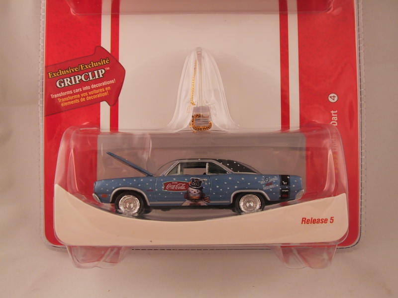 Johnny Lightning, Refreshing Coca Cola Rides Ornaments, 1969 Dodge Dart