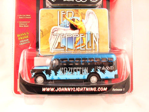 Johnny Lightning Rock Art, '56 Chevy Bus, Led Zeppelin