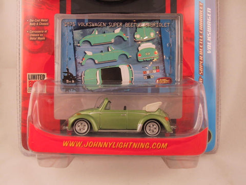 Johnny Lightning Volkswagen 2, Release 6, '75 Volkswagen Super Beetle Cabriolet