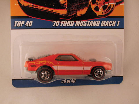 Hot Wheels Since '68 Top 40, '70 Ford Mustang Mach 1