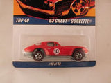 Hot Wheels Since '68 Top 40, '63 Chevy Corvette