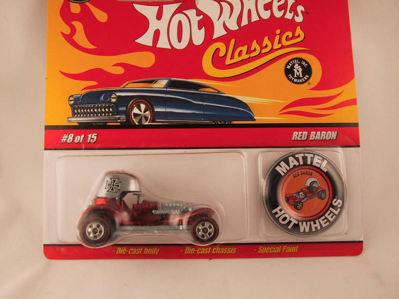 Hot Wheels Classics with Button, Red Baron