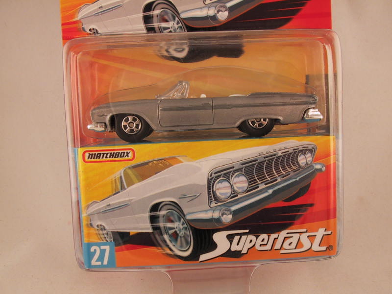 Matchbox Superfast 2006-2007, #27 1961 Dodge Dart Phoenix