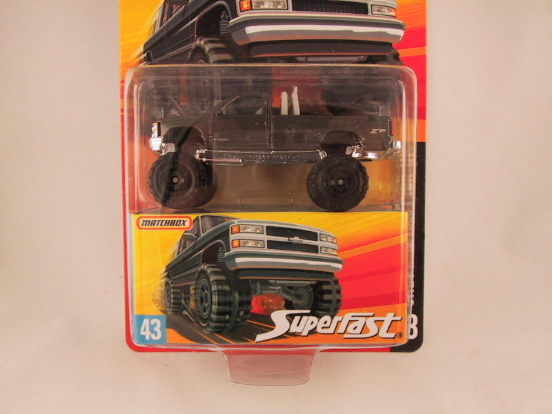 Matchbox Superfast 2006-2007, #43 Chevy K-1500 Pick-up