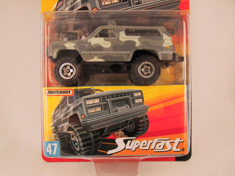 Matchbox Superfast 2006-2007, #47 Chevrolet Blazer 4X4