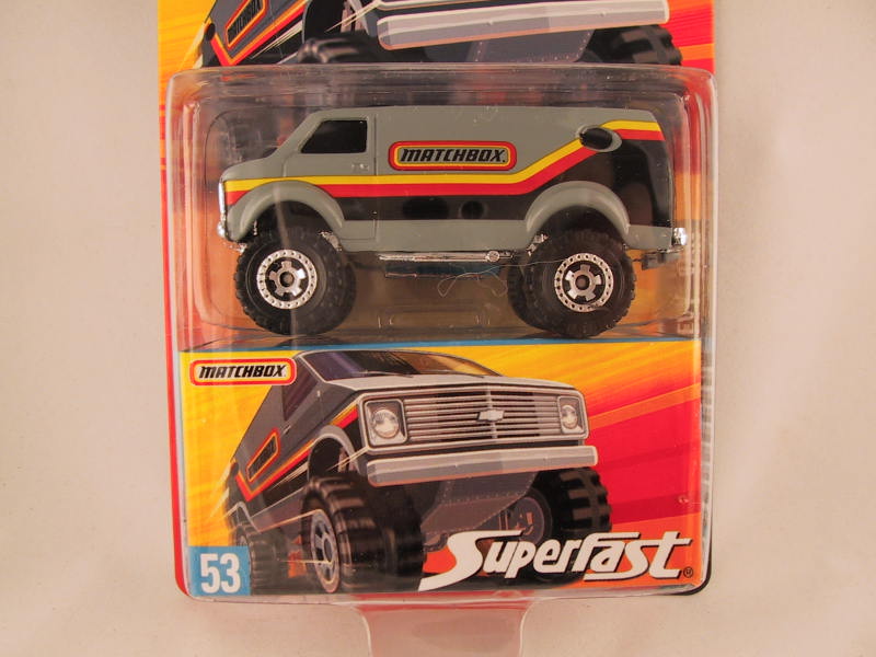 Matchbox Superfast 2006-2007, #53 4X4 Chevy Van