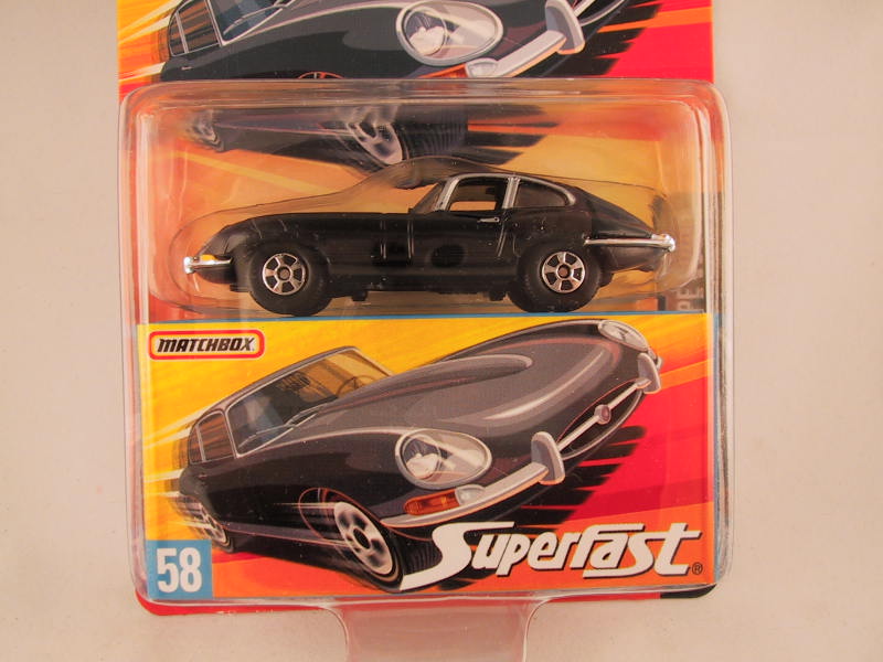 Matchbox Superfast 2006-2007, #58 1961 Jaguar E-Type Coupe